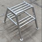stukadoorstrap, trap, trapje, opstap, aluminium trap, stuc, Doe-het-zelf en Verbouw, Ladders en Trappen, Ophalen, Nieuw, Trap