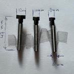 3 kleine freesjes, Doe-het-zelf en Verbouw, Gereedschap | Freesmachines, Ophalen of Verzenden, Zo goed als nieuw, Elektrisch, Bovenfrees