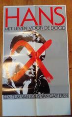 Nederlandse Filmposter Hans: Het Leven voor de Dood (1983), Ophalen of Verzenden, A1 t/m A3, Film en Tv, Rechthoekig Staand