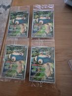 Snorlax promo 151 in seal 4 stuks, Ophalen of Verzenden, Nieuw