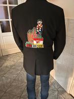 Oeteldonk Jas met Emblemen voor de carnaval, Maat 52/54 (L), Carnaval, Ophalen of Verzenden, Zo goed als nieuw