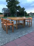 Set 4 Rainer Daumiller Deens design stoel en tafel vintage, Huis en Inrichting, Ophalen, Gebruikt, Nvt, Eén