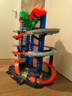 Matchbox Ultimate Garage met Dinosaurus, als nieuw!, Ophalen of Verzenden, Hot Wheels, Handmatig, Racebaan