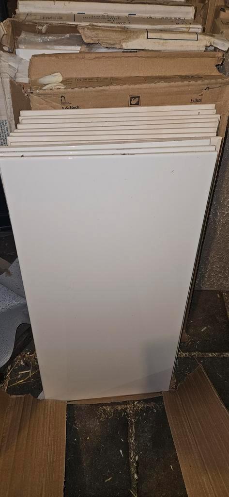 Wandtegels of vloertegels wit 30x60 cm, Doe-het-zelf en Verbouw, Tegels, Nieuw, Wandtegels, Keramiek, 60 cm of meer, 20 tot 40 cm