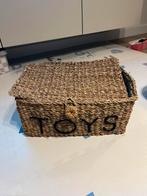 H&M speelgoedmand “toys” van gevlochten zeegras, Overige materialen, Mand, Ophalen of Verzenden, Zo goed als nieuw
