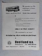 Folder OOSTLAND n.v. Siddeburen Internationale Verhuizingen, Ophalen of Verzenden, Gelezen, Overige merken