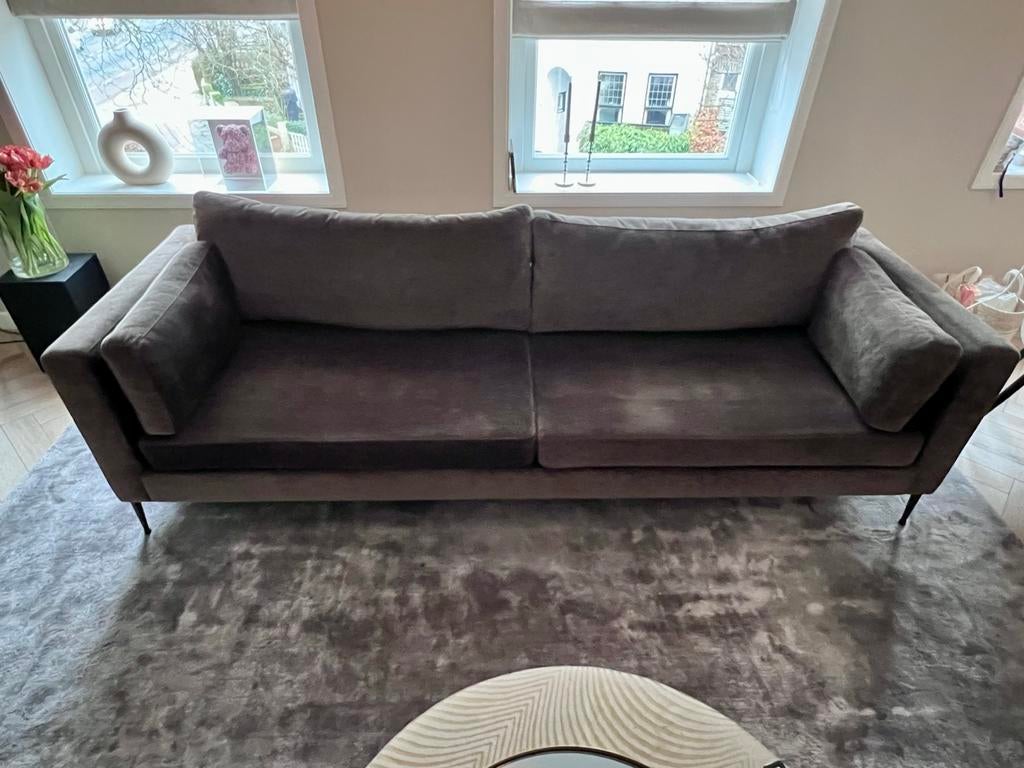 Designbank Baan Meubelen Fabio  – 260 cm – hotel chique, Ophalen, 250 tot 300 cm, Tweepersoons, 75 tot 100 cm