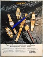 Advertentie 1978 Longines Wittnauer horloges, 1960 tot 1980, Knipsel(s), Buitenland, Verzenden