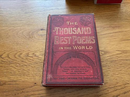 The Thousand best Poems in the World - first series, Antiek en Kunst, Antiek | Boeken en Bijbels, Ophalen of Verzenden
