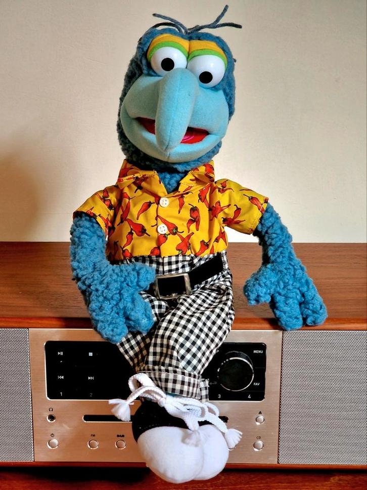 Gonzo the Great pop Igel Jim Henson Muppets de Muppet Show, Verzamelen, Poppen, Zo goed als nieuw, Pop, Levensecht of Reborn, Ophalen of Verzenden