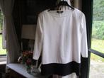 mj/MAX MARA "WEEKEND" top met 7/8 mouw maat 40/zwart/wit, Maat 38/40 (M), Verzenden, Zwart, Max Mara