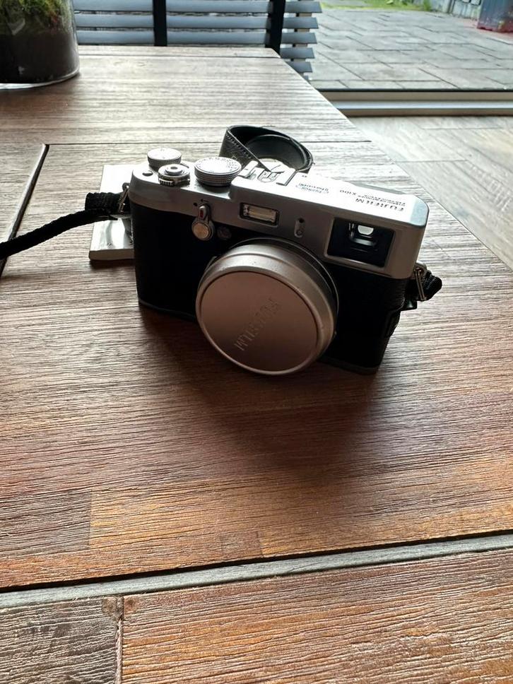 Vintagelook Fujifilm 100X, Audio, Tv en Foto, Fotocamera's Digitaal, Gebruikt, Compact, Fuji, Geen optische zoom, Ophalen