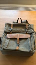 Rugzak canvas/leer nieuw, 40 cm of meer, Nieuw, Ophalen of Verzenden, Overige merken
