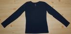 Hema do-blauwe longsleeve maat 134/140. Van 95% organische k, Gebruikt, Meisje, Ophalen of Verzenden, Shirt of Longsleeve
