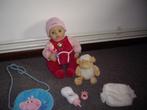 baby anabel interactief met acc, Kinderen en Baby's, Speelgoed | Poppen, Ophalen of Verzenden, Zo goed als nieuw, Babypop
