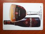 Westmalle Trappist 20x30 cm Reclamebord, Verzamelen, Biermerken, Ophalen of Verzenden, Nieuw, Reclamebord, Plaat of Schild, Overige merken