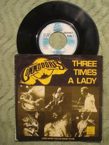 Commodores 7" Vinyl Single: ‘Three times a lady’ (Nederland) beschikbaar voor biedingen