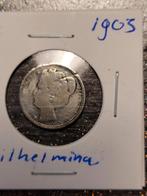 25cent wilhelmina 1903., Ophalen of Verzenden, Koningin Wilhelmina