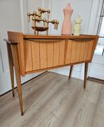 Vintage mid century 50s klein sideboard dressoir, Vintage mid century klein sideboard, .., Gebruikt, Met klep(pen)