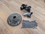 Groepset Shimano XT 2x11 speed (M8000 serie), Zo goed als nieuw, Shimano XT, Derailleur of Ketting, Mountainbike