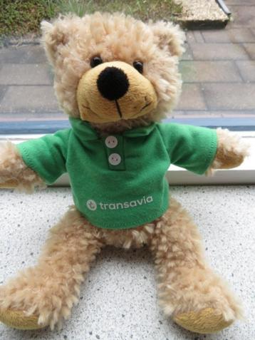 Beer met groen shirt TRANSAVIA van Joe and Friends beschikbaar voor biedingen