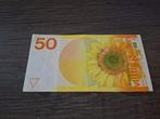 Prachtig biljet 50 gulden Zonnebloem, 1982, Postzegels en Munten, Bankbiljetten | Nederland, Ophalen of Verzenden, 50 gulden
