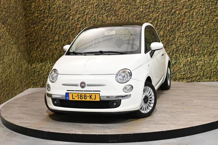 Fiat 500 1.2 Lounge | PDC | Panorama | Airco, Auto's, Fiat, Bedrijf, ABS, Airbags, Airconditioning, Bluetooth, Elektrische buitenspiegels