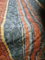 lap stof met prent  groen oranje, Hobby en Vrije tijd, Stoffen en Lappen, Ophalen of Verzenden