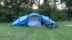 Quechua air seconds 8 personen tent - Met extra's, Ophalen, Gebruikt, Meer dan 6