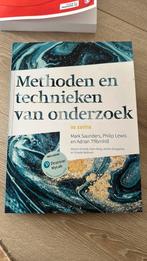 Mark Saunders - Methoden en technieken van onderzoek, Boeken, Mark Saunders; Adrian Thornhill; Philip Lewis, Ophalen of Verzenden