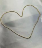 18karaat geelgouden rope ketting, Verzenden, Zo goed als nieuw, Goud, Goud