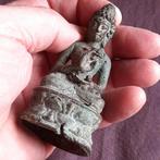 Boeddhisme: Oud Bronzen Boeddha Beeldje Birma Burma Myanmar, Verzenden, Overige materialen, Overige merken