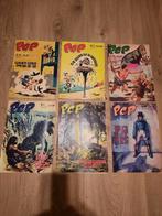 6 vintage PEP strip weekbladen, Meerdere comics, Verzenden, Gelezen, Europa