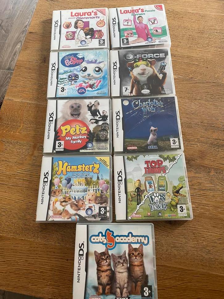 Verschillende nintendo DS games, Spelcomputers en Games, Games | Nintendo DS, Zo goed als nieuw, Overige genres, 1 speler, Vanaf 3 jaar