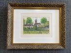 aardig schilderij dorpsgezicht Warnsveld met Martinuskerk, Antiek en Kunst, Ophalen