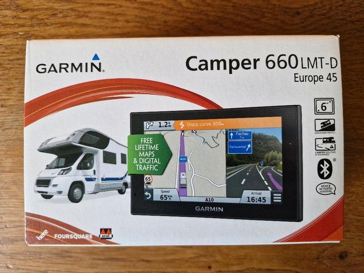 Garmin Camper/Caravan navigatie type 660 LMT-D Europe 45, Auto diversen, Autonavigatie, Zo goed als nieuw, Ophalen