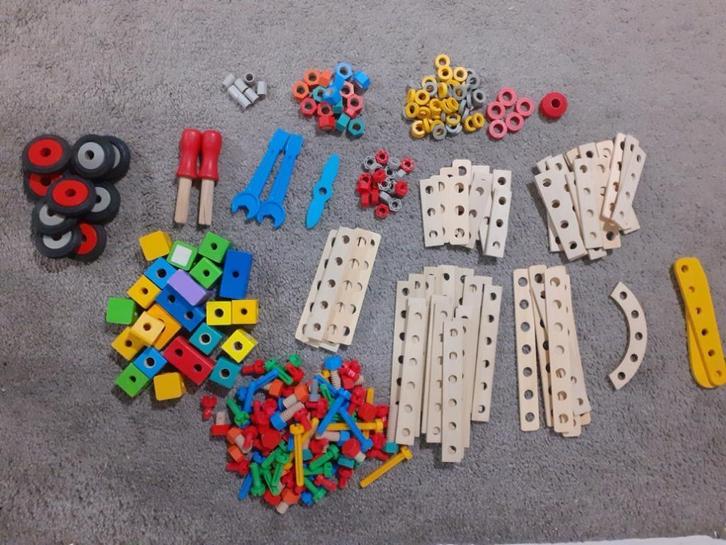 Constructor, Kinderen en Baby's, Speelgoed | Houten speelgoed, Zo goed als nieuw, Ophalen of Verzenden