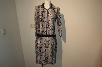 Studio Anneloes stretch jurk snake print rits voorkant S beschikbaar voor biedingen