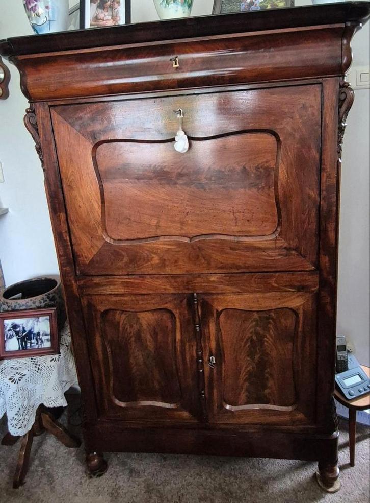 Antiek secretaire kabinet, Antiek en Kunst, Antiek | Meubels | Kasten, Ophalen of Verzenden