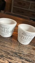 Riviera maison kerst potjes, Rond, Ophalen of Verzenden, Zo goed als nieuw, Aardewerk