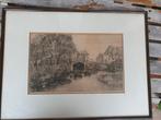 ets 1907  A P Derkzen van Angeren Binnensluis Rotterdam, Antiek en Kunst, Ophalen