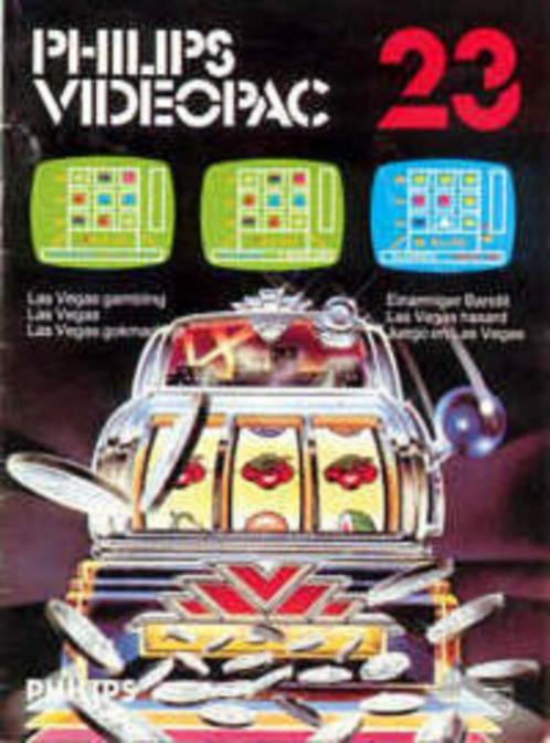 Videopac Game 23 - Las Vegas Gambling., Spelcomputers en Games, Games | Overige, Zo goed als nieuw, 1 speler, Ophalen of Verzenden