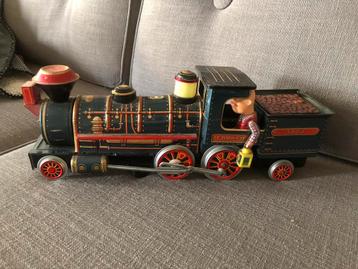 Vintage blikken speelgoed trein locomotief modern toys japan beschikbaar voor biedingen