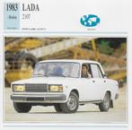 A192 autokaart lada 2107 ( 1983 )   --, Verzamelen, Ophalen of Verzenden, Zo goed als nieuw, Auto's
