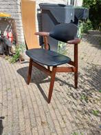Retro mid century koehoorn stoel tijsseling *, Verzamelen, Ophalen, Huis en Inrichting