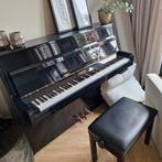 Rippen Piano met Silent Systeem, Gebruikt, Zwart, Ophalen of Verzenden, Piano