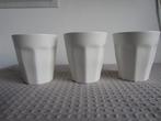 Drie mokken crème Hema - nieuw!, Nieuw, Ophalen of Verzenden, Effen, Kop(pen) en/of Schotel(s)