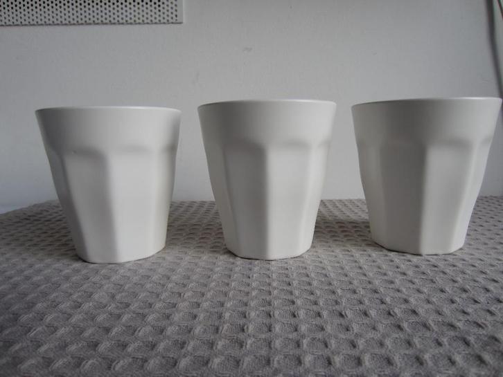 Drie mokken crème Hema - nieuw!, Huis en Inrichting, Keuken | Servies, Nieuw, Kop(pen) en/of Schotel(s), Effen, Aardewerk, Ophalen of Verzenden