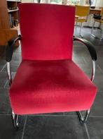 Gispen Design Stoel en Hocker - Exclusief en Top Staat !, Huis en Inrichting, Ophalen, Metaal, Design met Hocker Gispen, Zo goed als nieuw