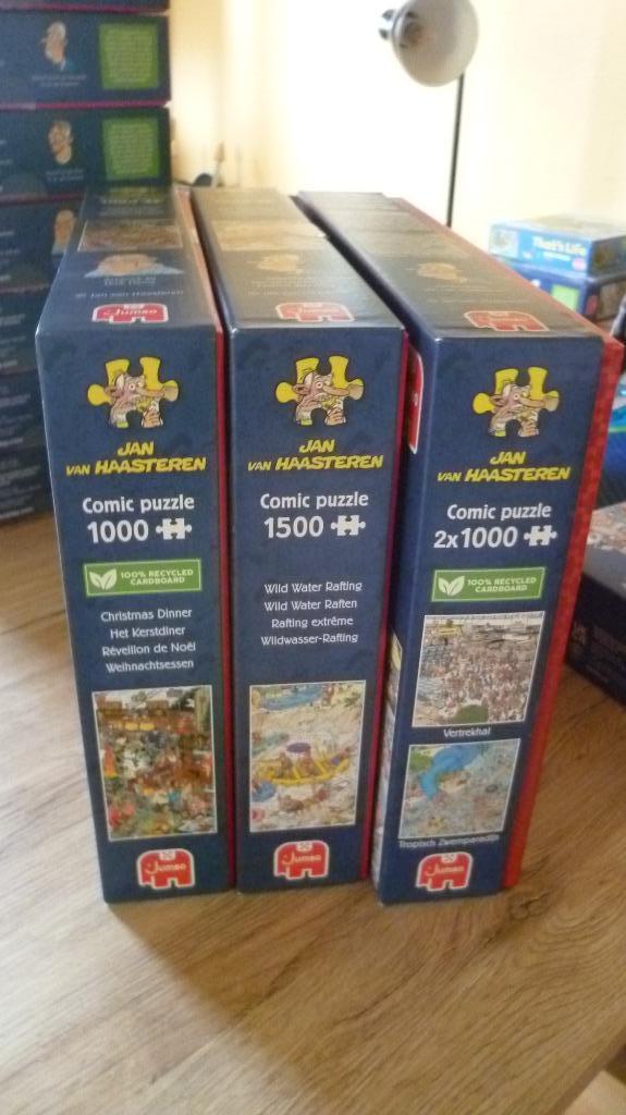 Jan van Haasterenpuzzels, Hobby en Vrije tijd, Denksport en Puzzels, Zo goed als nieuw, Legpuzzel, 500 t/m 1500 stukjes, Ophalen